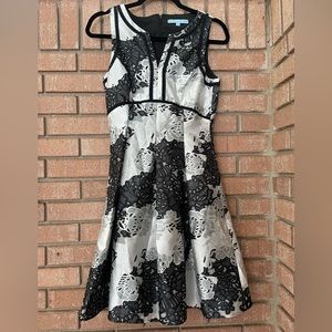 Antonio Melani Black and Silver Dress